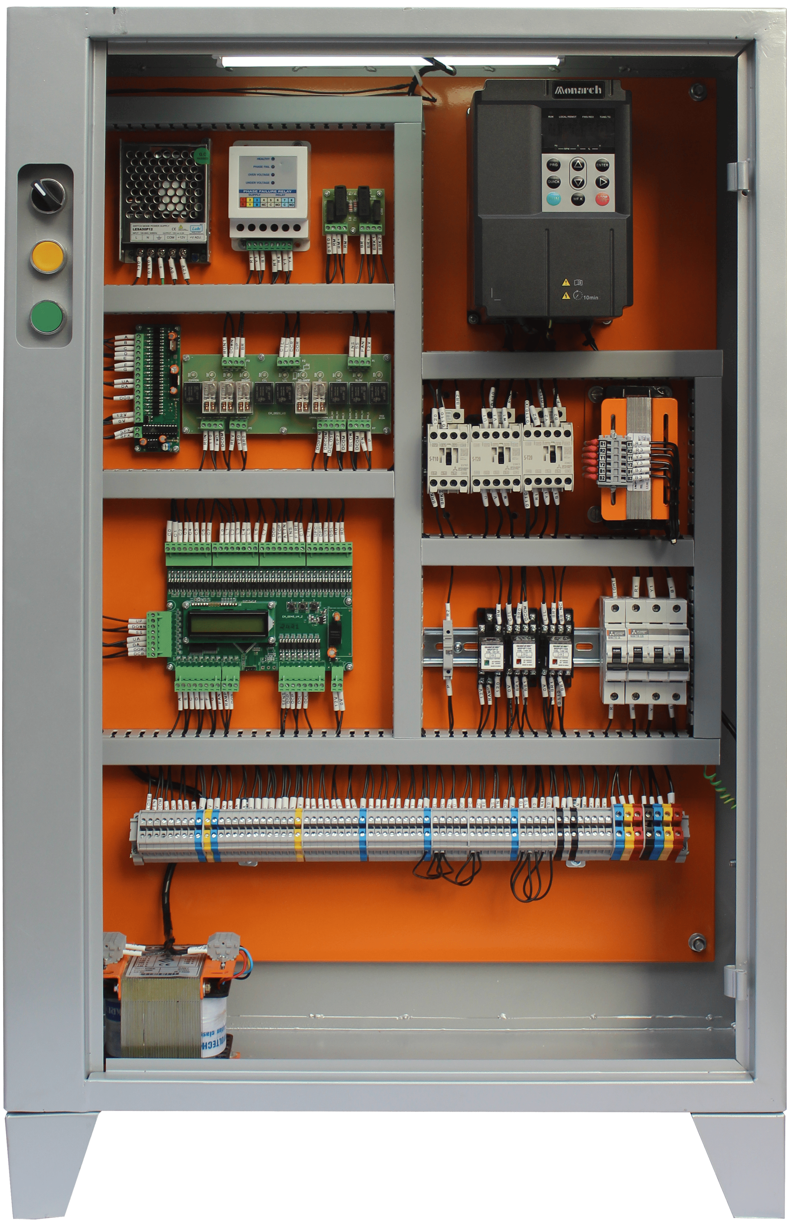 LCD Card Panel With Monarch Drive - Controllers Manufacturer in Ahmedabad | APB Enterprise